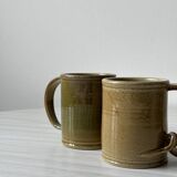 Duo of handmade cups