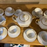 Exceptional Tea/Coffee Service Limoges – E. Galtier – 27 pieces – Fine Gold –