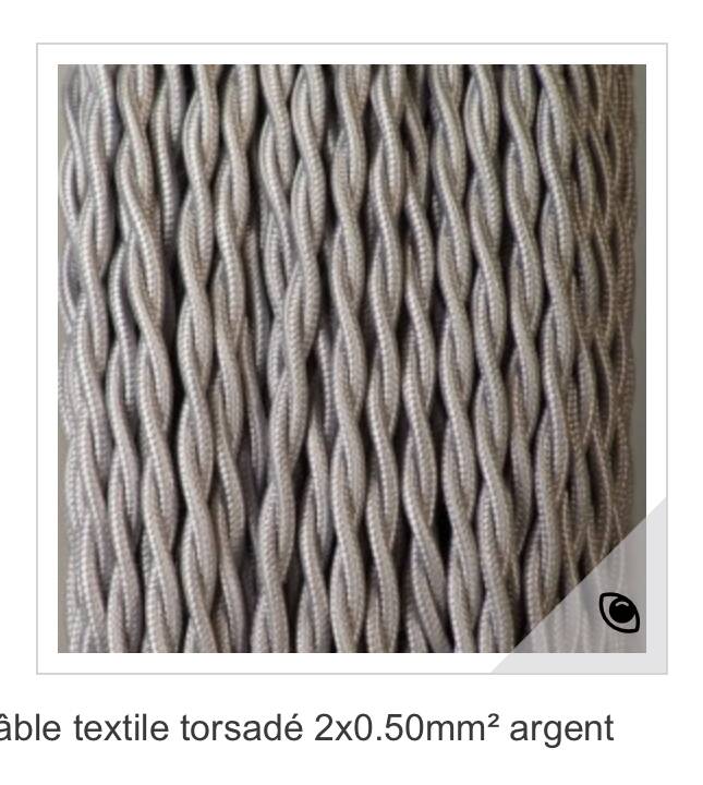 Glass pendant light, braided fabric cable and porcelain ceiling rose