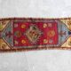 Vintage Turkish Oushak rug 46x109 cm