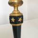 Pair of bronze candle holders empire era