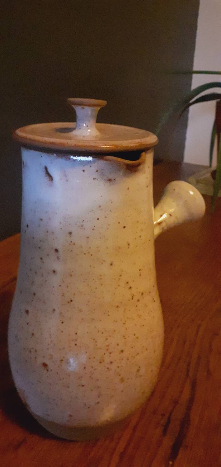 Ceramic jug from the 60s Roger Jacques (1920-2001) Puisaye stoneware