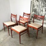 Set de 4 chaises scandinaves