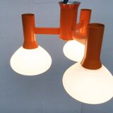 Orange Vintage Space Age Pendant Lamp