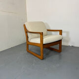 Mid-Century Scandinavian design Lounge Chair in Teak from CFC Silkebo
