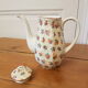 Flowered teapot porcelain limoges
