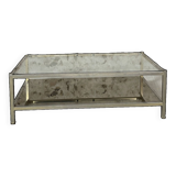 Seventies glass coffee table