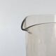 Smoked 70s carafe and glass set