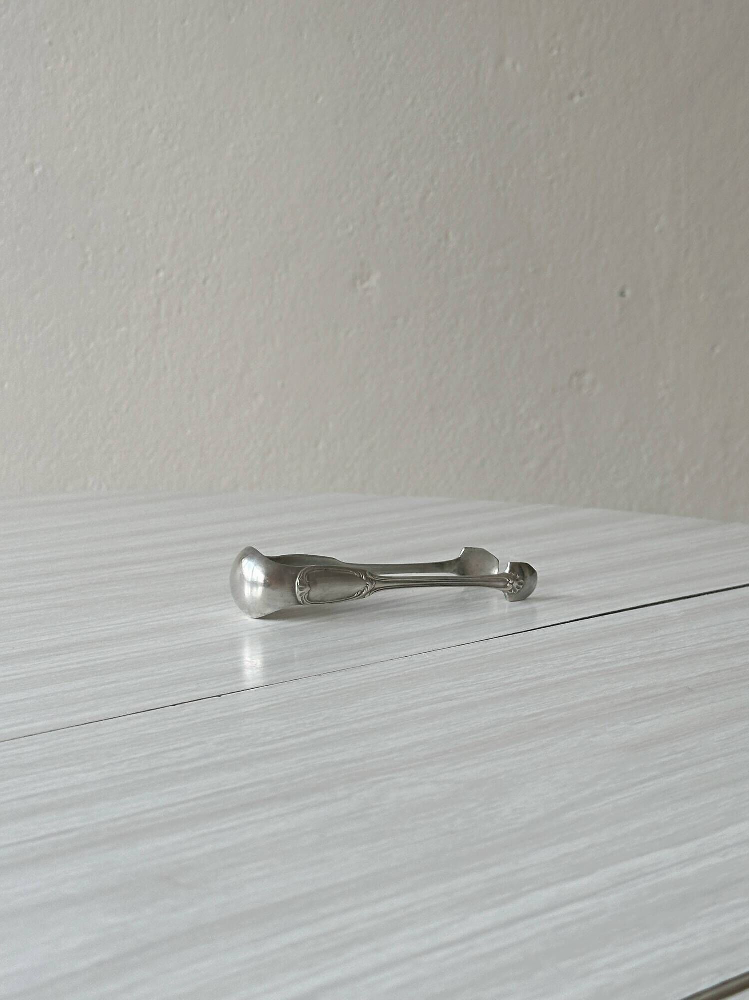 Vintage metal sugar tongs