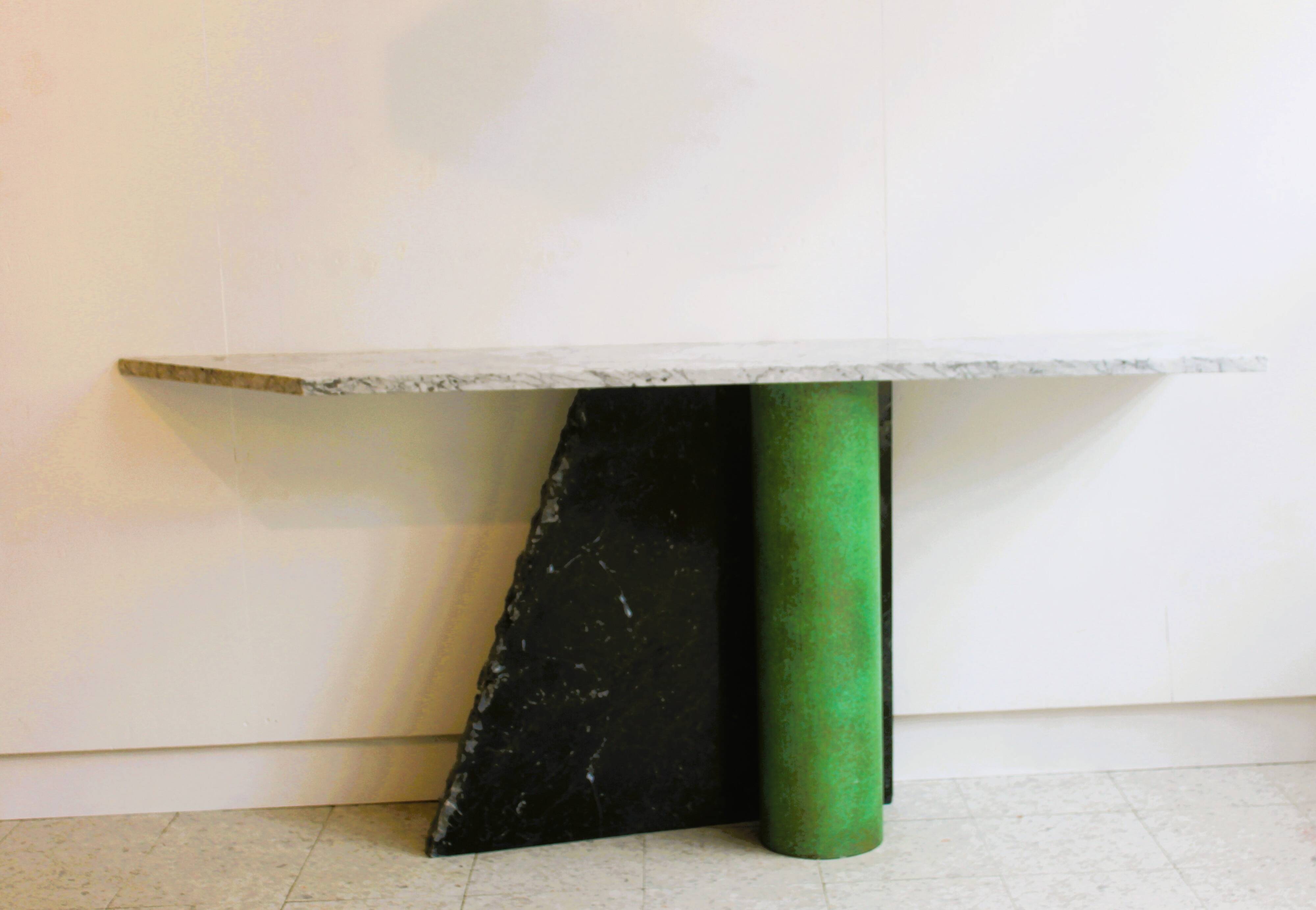 Italian console model Ambiguità, designed by Lella and Massimo Vignelli.