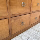 XXL golden oak craft furniture from the 50s