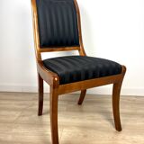 Cherry wood dining chair