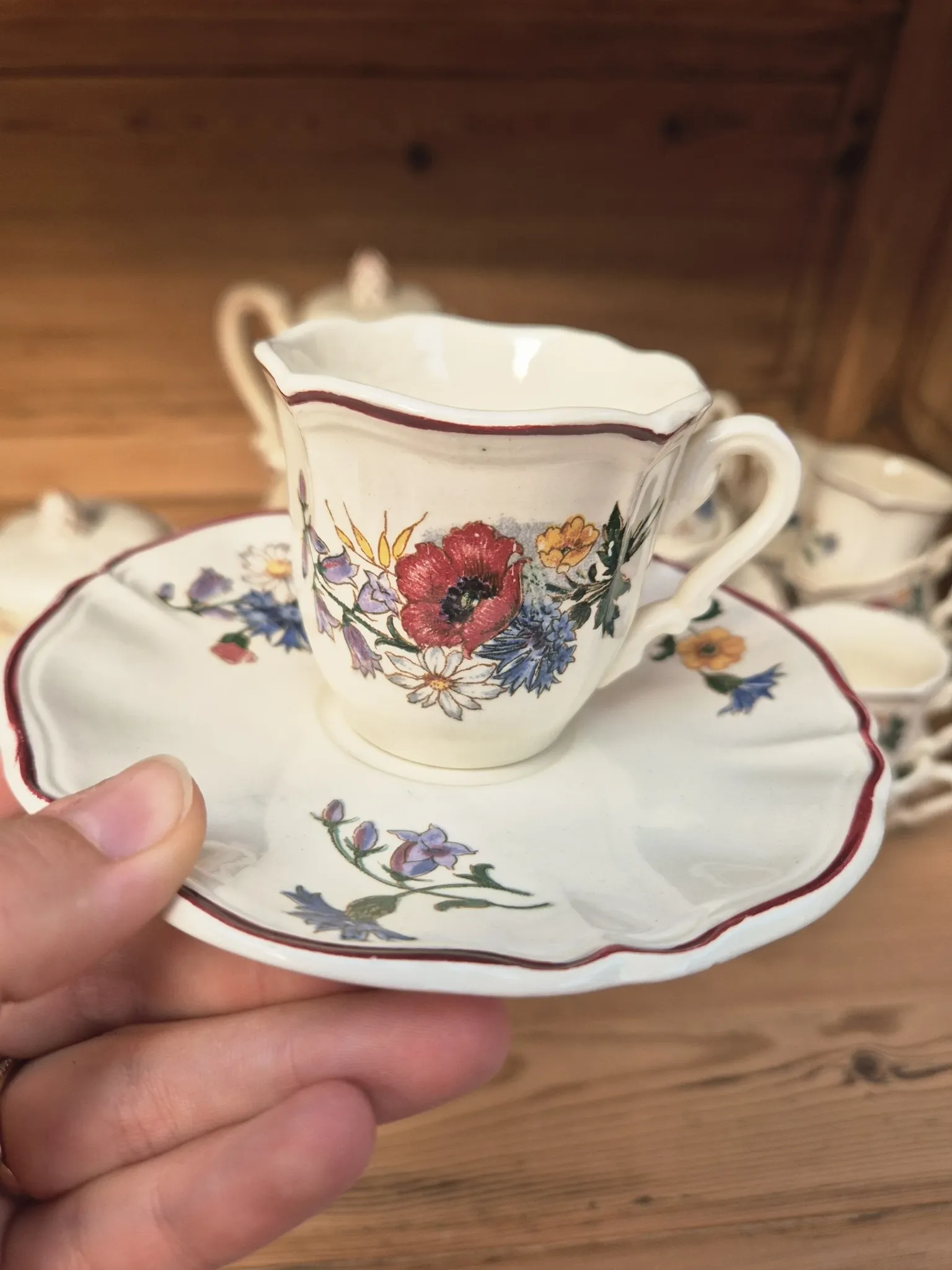 Complete tea and coffee service Sarreguemines