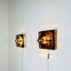 Geometric Space Age Wall Lamps In Layered Plexiglass By Herda Verlichting, The Netherlands 1970S