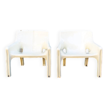 Vicario Armchairs by Vico Magistretti for Artemide, Italy 1971