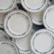 Iron earth saline dessert plates