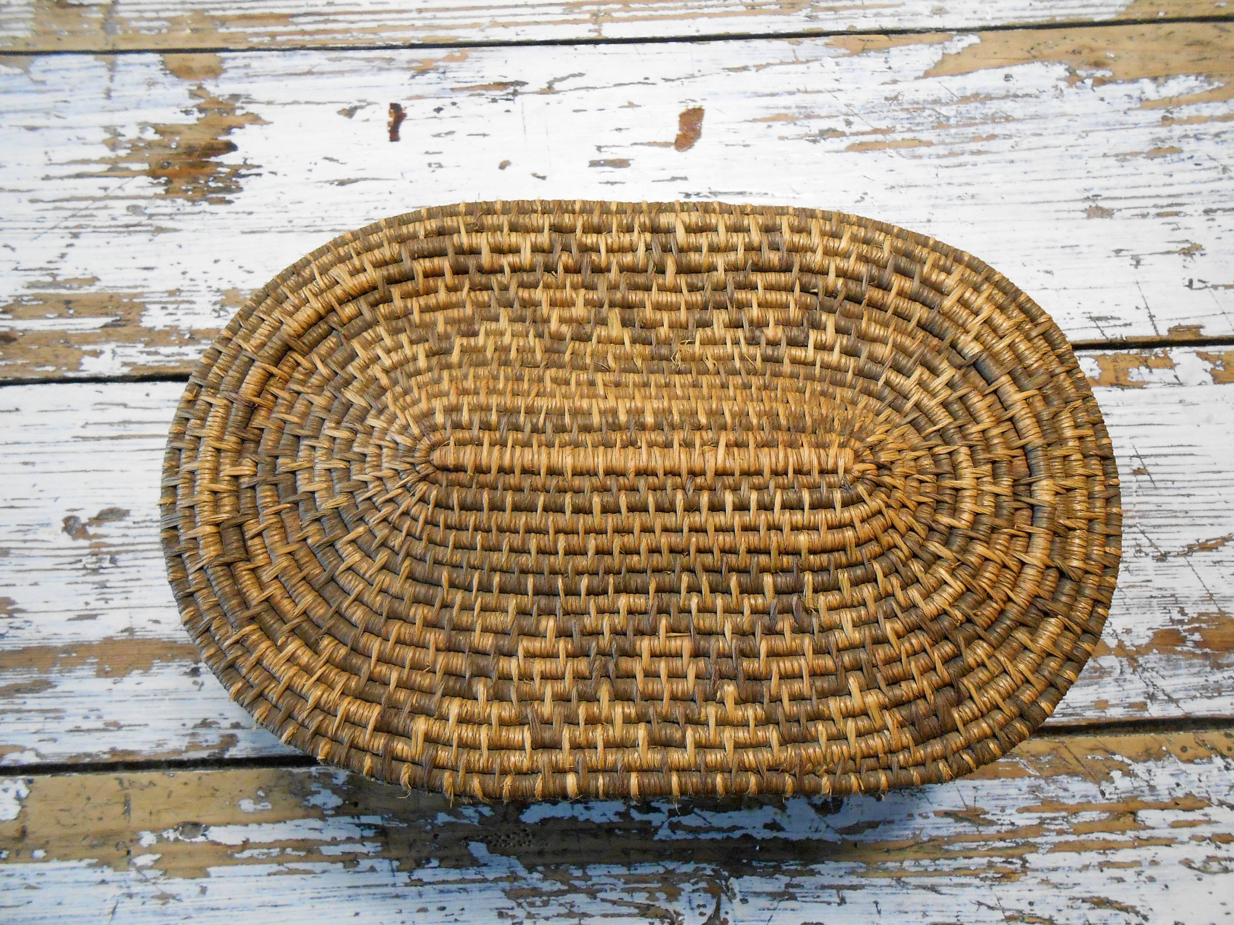 Old wicker basket
