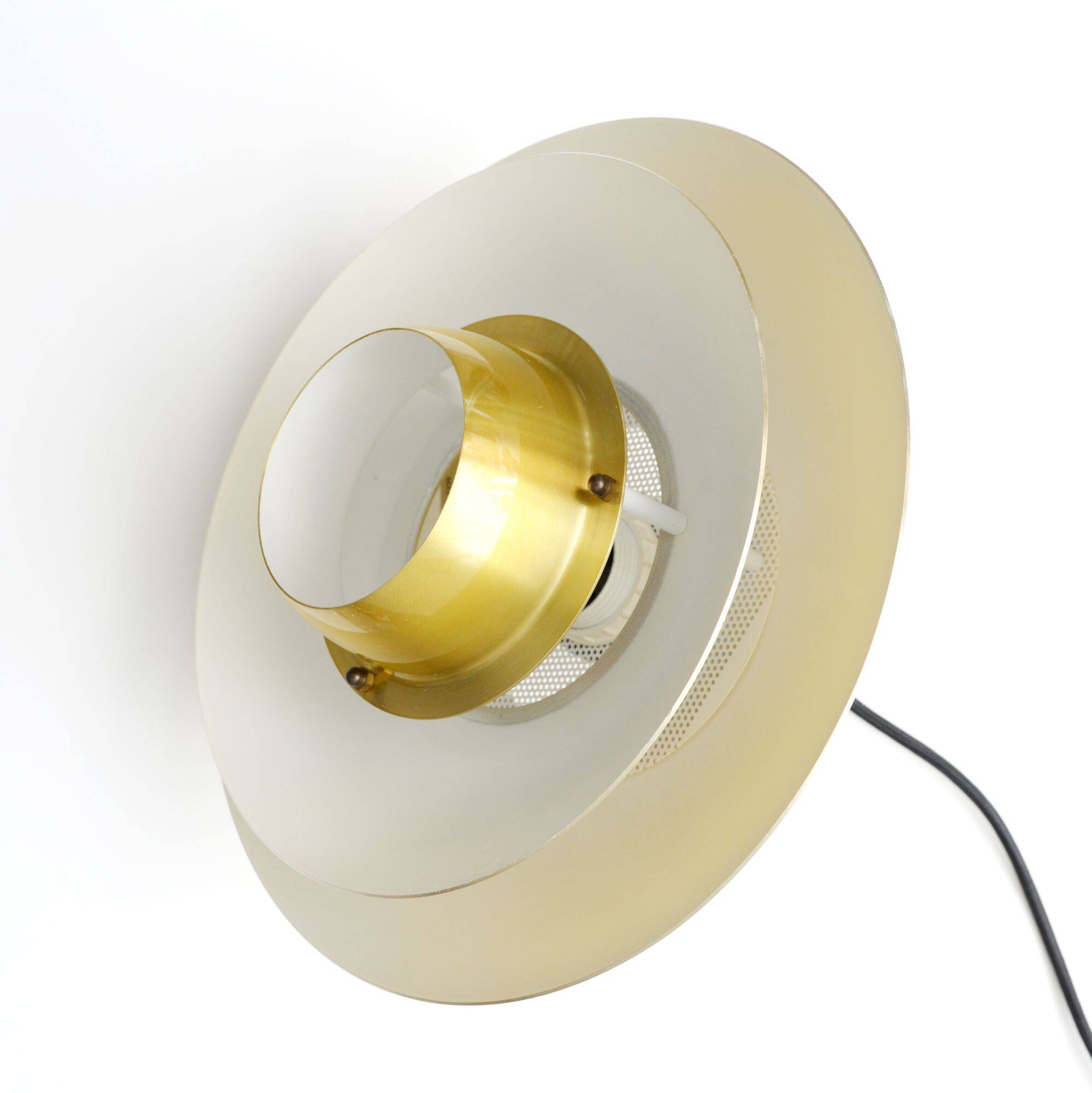 Golden Belux lamp, Denmark 1970s