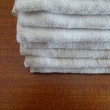 Lot of 7 flax flax towels monogrammed monogrammed DL
