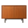Classic chest of drawers from the 1960s with practical, closed storage space
