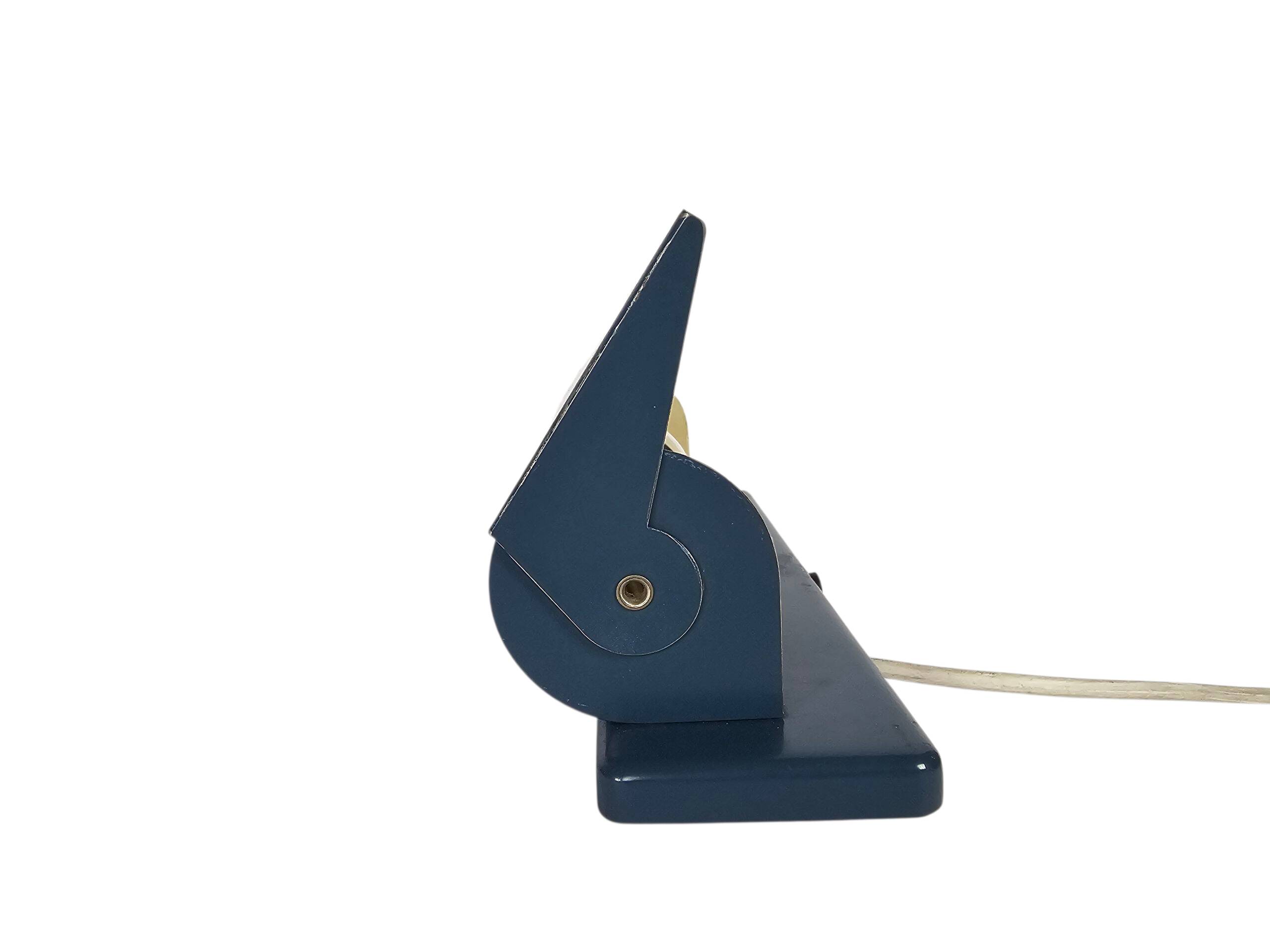 Gispen - H.W. Gispen - cylinder wall lamp - metal - blue - 1950s