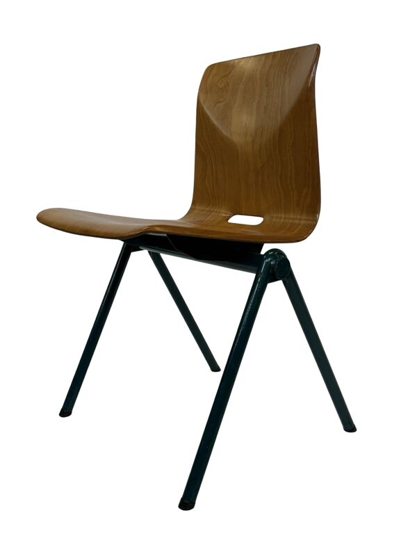 Chaise de salle à manger vintage industrielle Pagwood de Woodmar Design des années 70