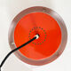 Red Ceiling Light by Jo Hammerborg for Fog Morup, Denmark 1969.