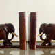 Elephant bookends