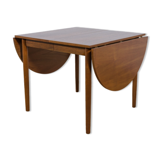 danish teak extendable dining table, 1960s