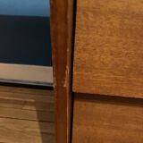 Vintage desk 60s wood and metal