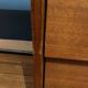 Vintage desk 60s wood and metal