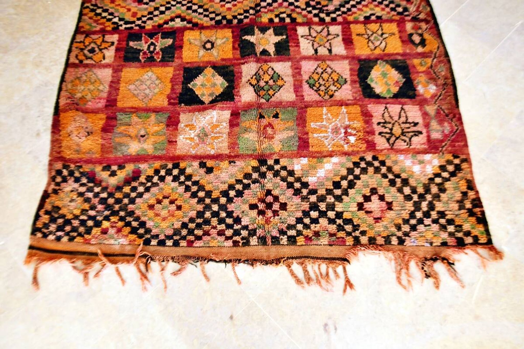 Tapis berbère Boujaad vintage