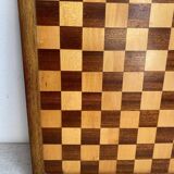 Wooden draughts game