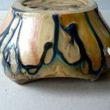 Void signed pocket méténier, enamelled stoneware, period art deco
