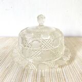 Cloche en verre et plat