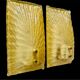 Murano glass wall lights by Mazzega, Italy 1970.