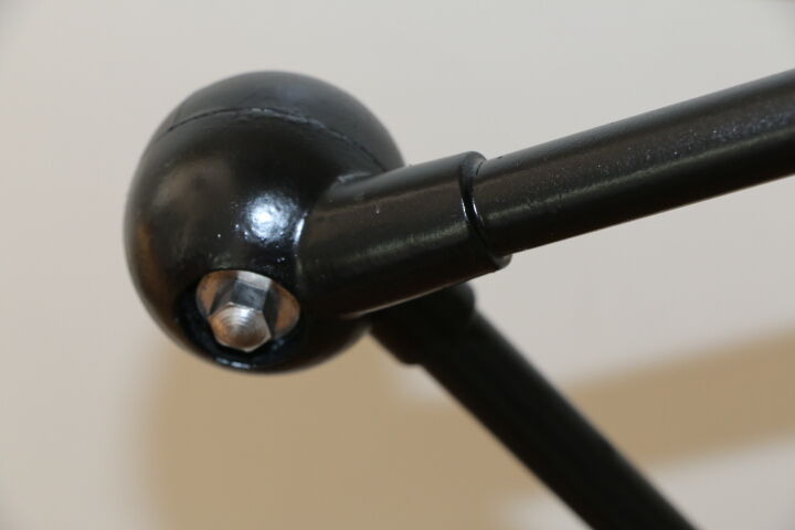 Floor lamp jielde 4 arms black 1950