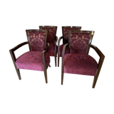 Set of 4 convertible armchairs