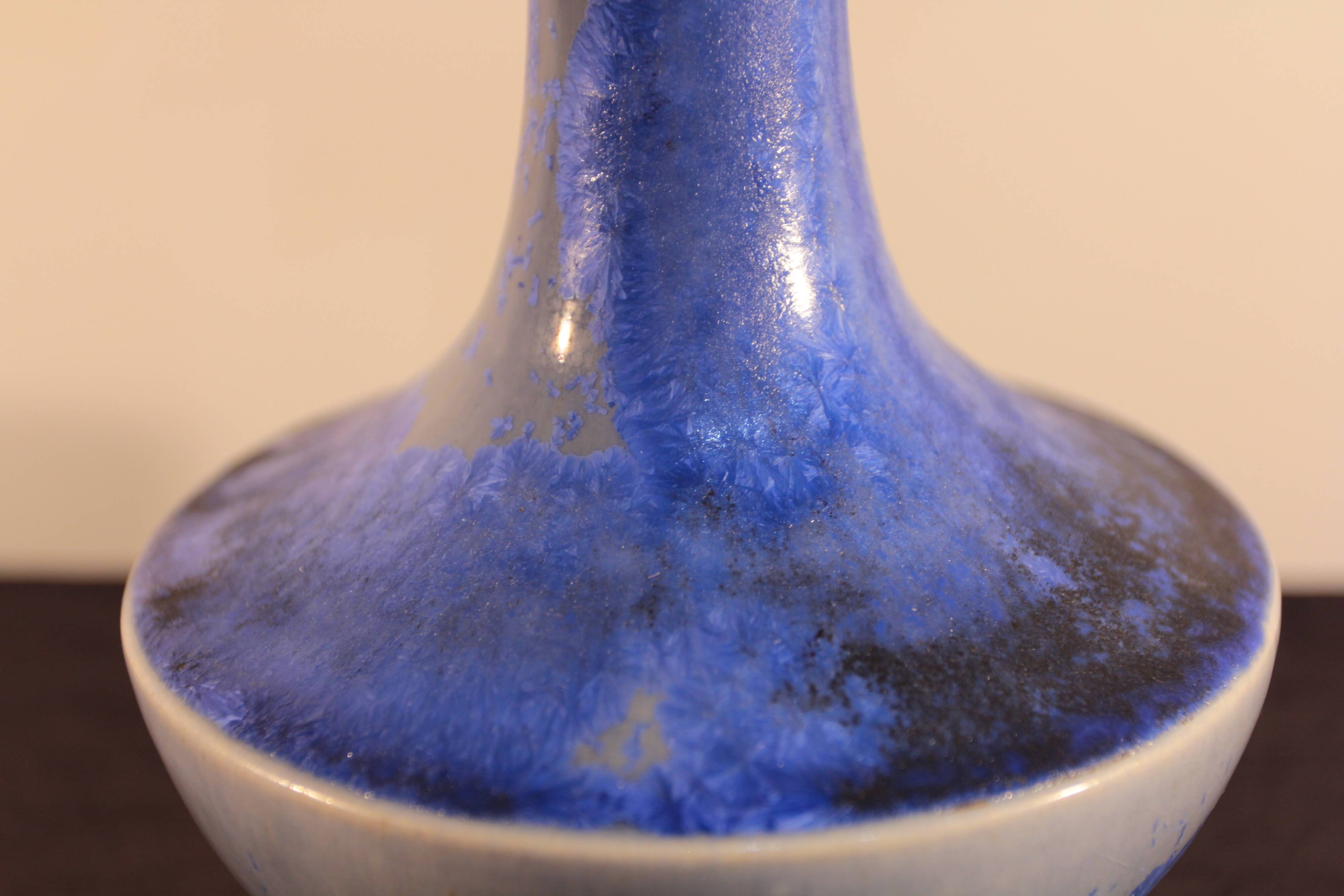 Soliflore in sandstone with crystalline enamels c. 1930-1940