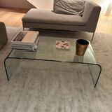 Tempered glass table Line Roset