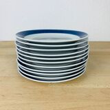 11 assiettes dessert entrée céramique Koka par Rörstrand Suède, scandinave