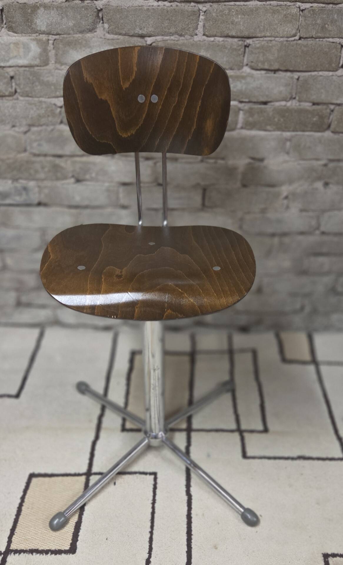 Tabouret SE 68 Egon Eiermann W-S Original-Modell, années 70