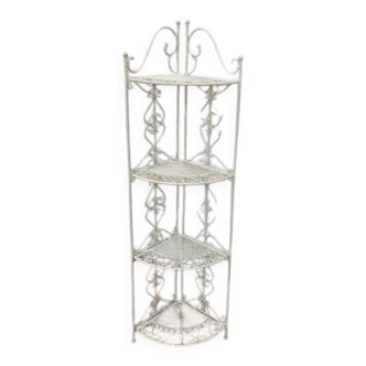Wrought iron corner unit