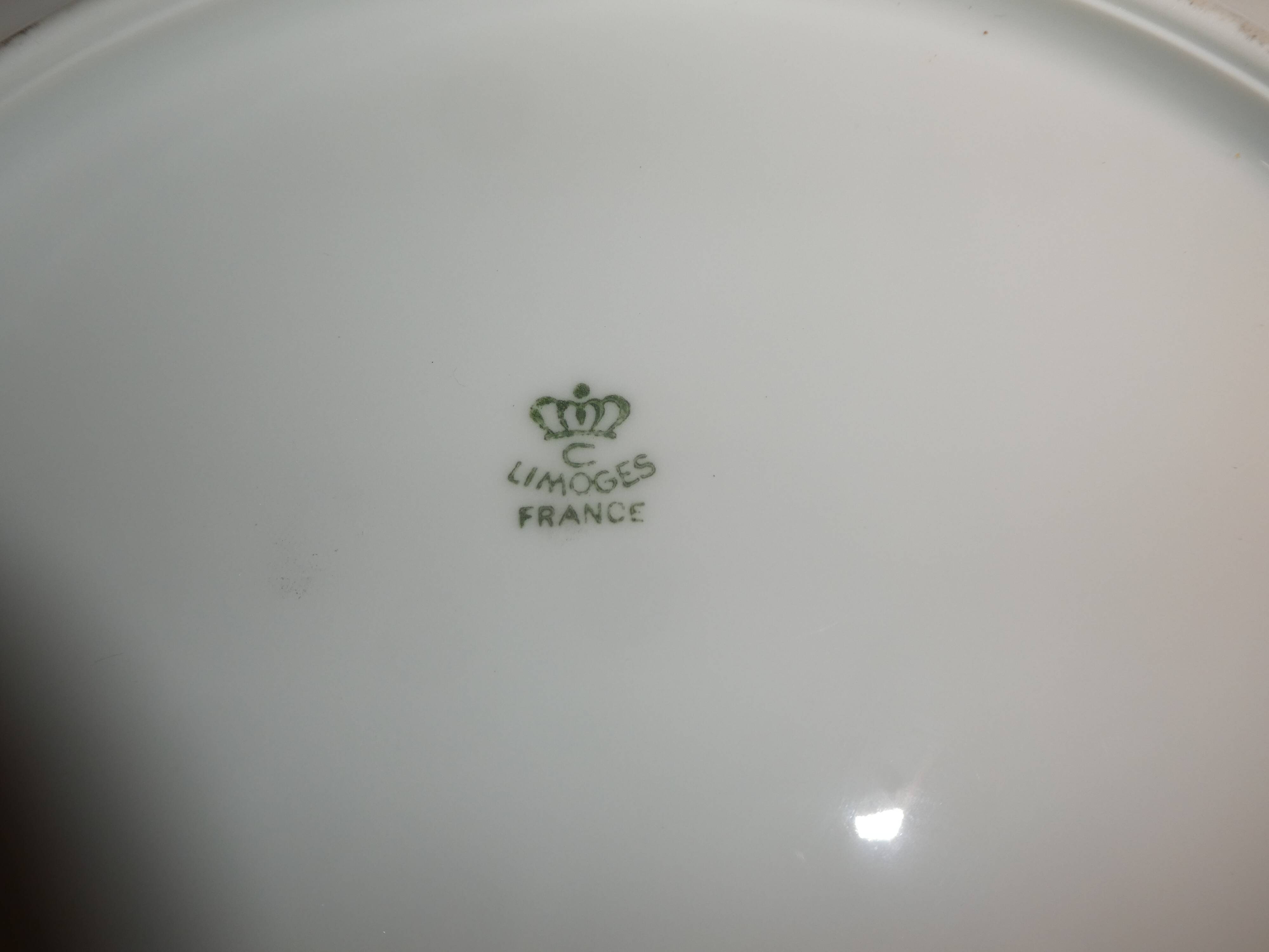 Limoges porcelain service