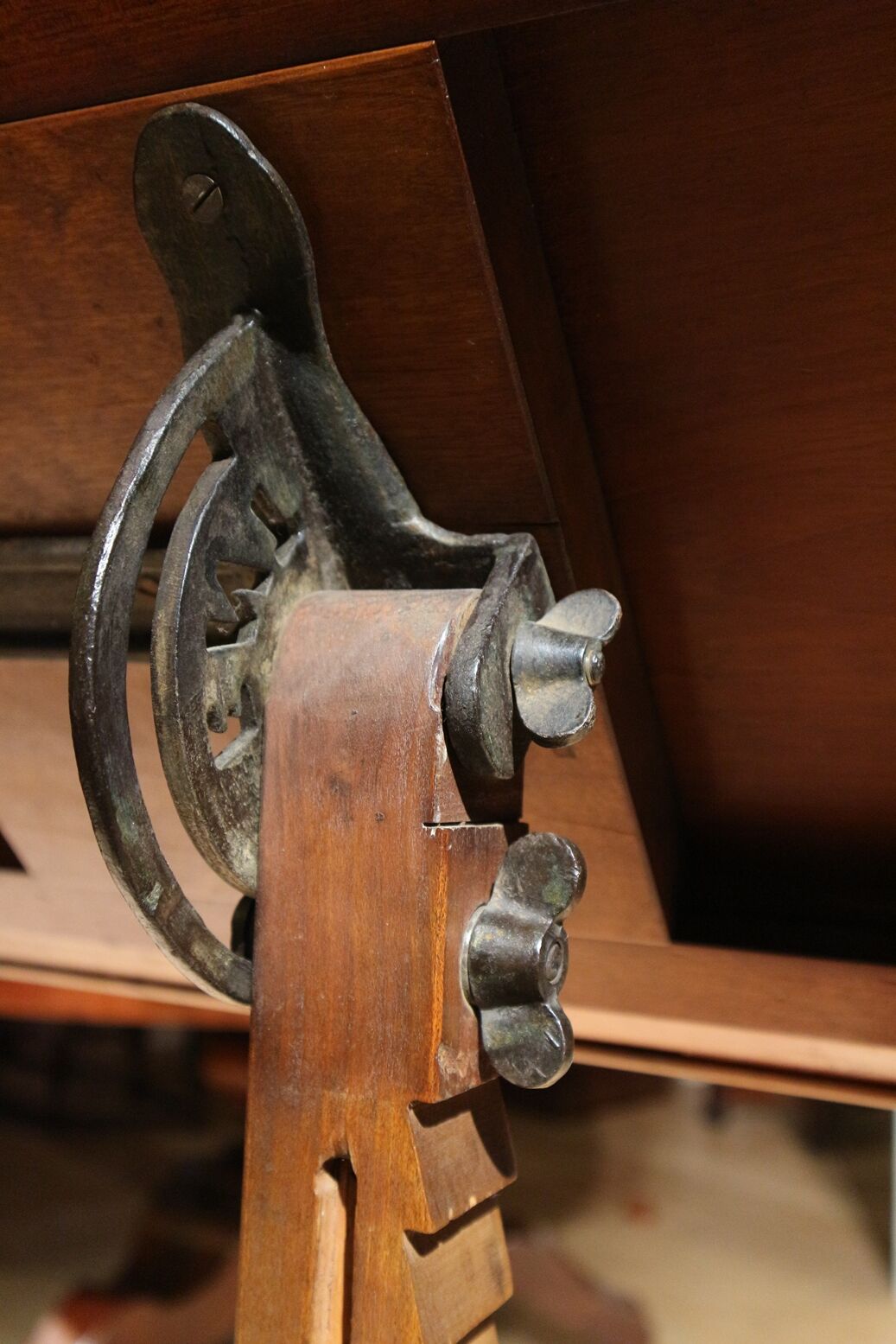 Antique reading table - book stand