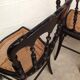 Paires de chaises Napoléon III  assises cannées