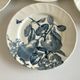 Set of 6 plates Creil Montereau Pomona iron earth early 20th