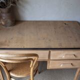 light wood Scandinavian antique desk