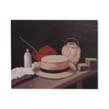 Oil painting on canvas - hat