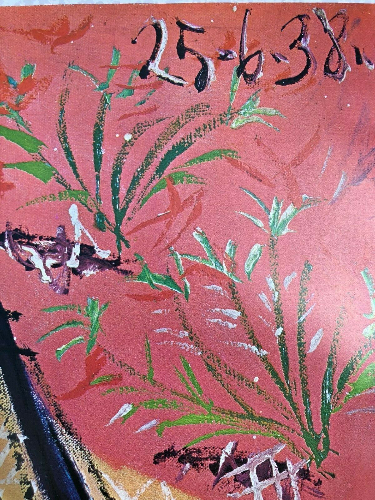 Pablo Picasso 1980 Large Vintage Offset Lithograph From A Painting